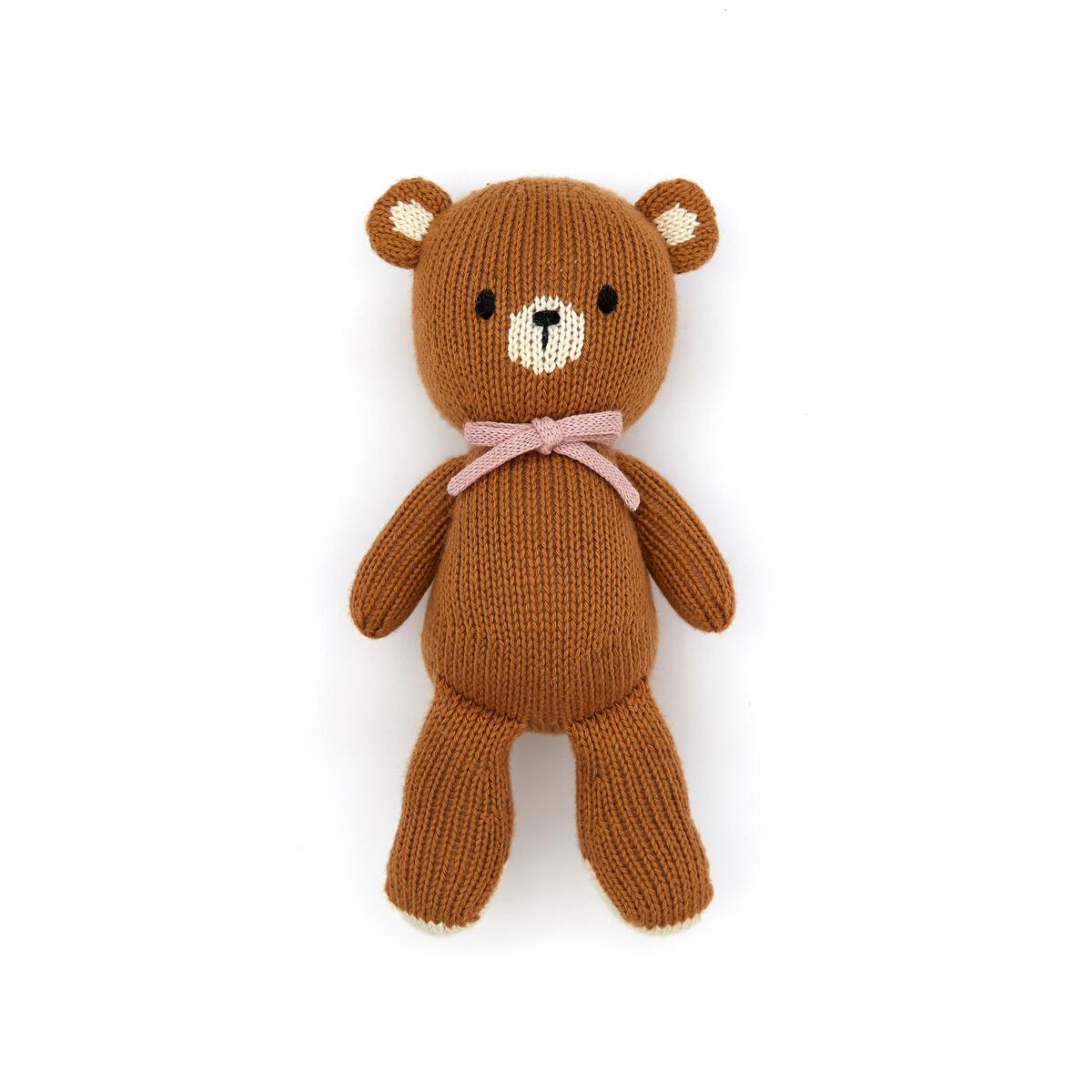 Tun Tun Baby Bear with Pink Bow