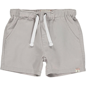 Me & Henry Hugo Twill Shorts in Pale Grey
