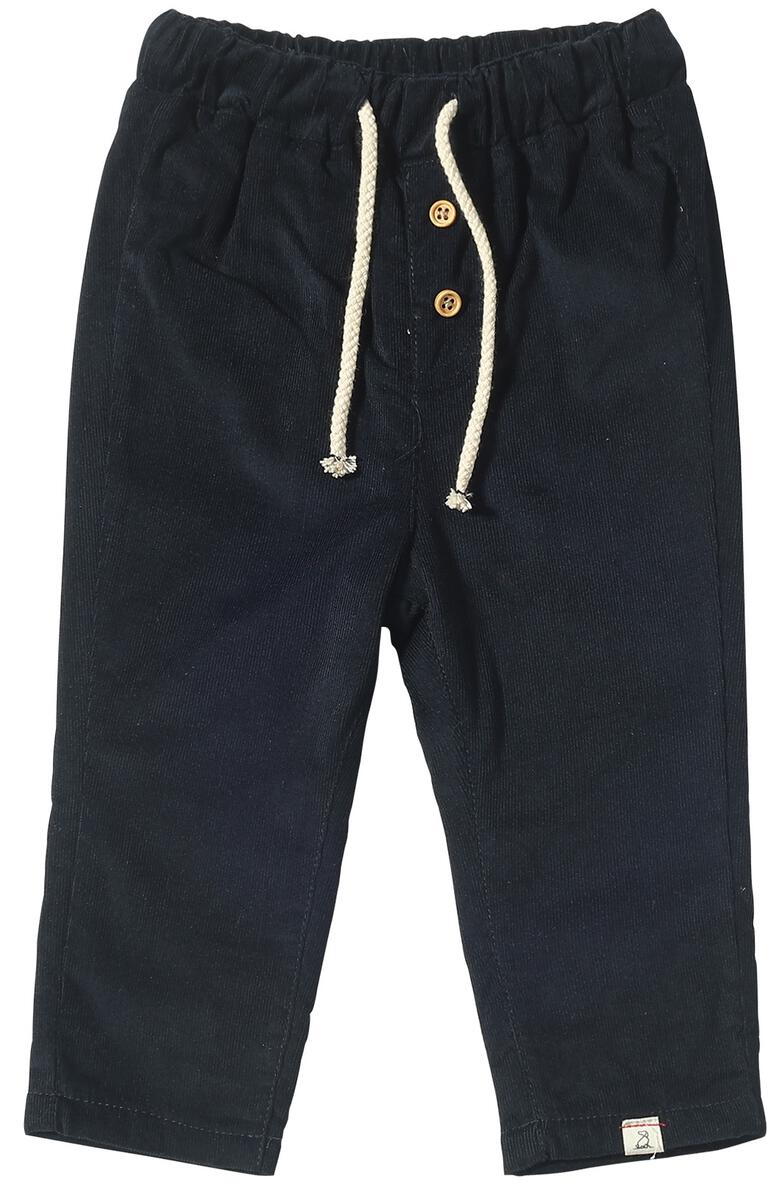 Me & Henry Linear Lined Corduroy Pant in Navy