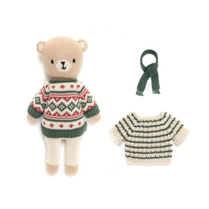 Tun Tun Bear with Sweaters and Scarf Set