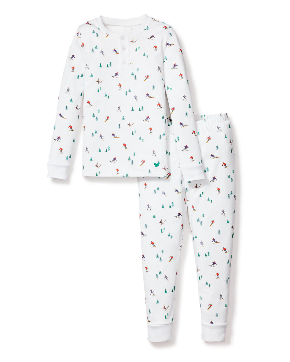 Petite Plume Pima Cotton Snugfit Pajamas in Après Ski