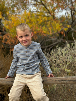 Me & Henry Frigat Chunky Corduroy Pant in Tan
