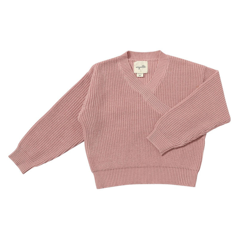 Vignette Zoe Sweater  in Rose