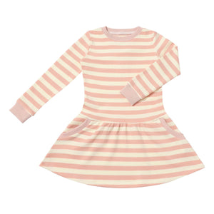 Vignette Lara Dress in Pink Stripe