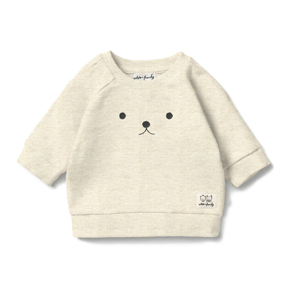 Wilson + Frenchy Organic Terry Sweatpant in Oatmeal