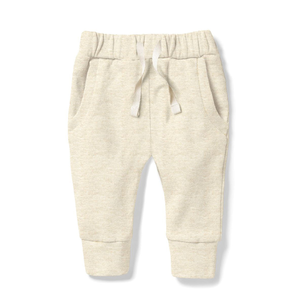 Wilson + Frenchy Organic Terry Sweatpant in Oatmeal