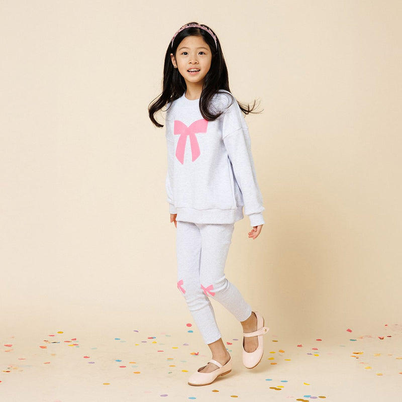 Petite Hailey LuLu Bow Sweatshirt