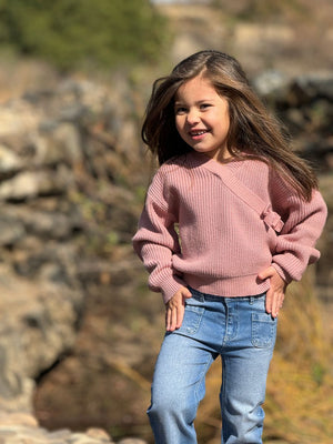 Vignette Zoe Sweater  in Rose