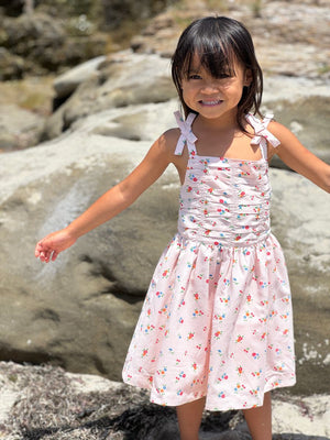 Vignette Wynonna Dress in Pink Gingham Floral