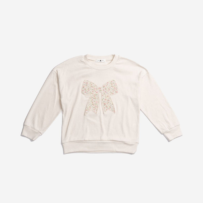 Petite Hailey Sophia Bow Sweatshirt