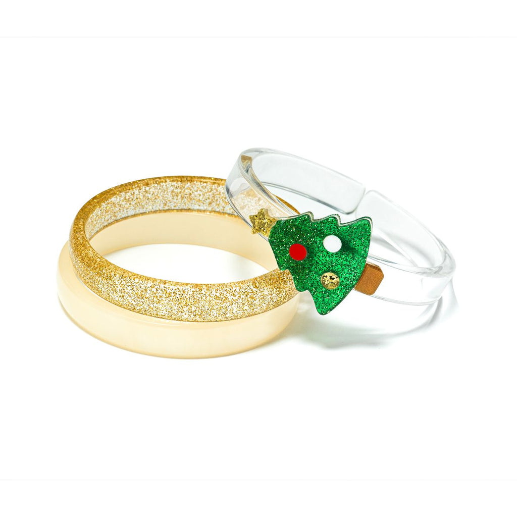 Lilies & Roses Christmas Tree Bangle