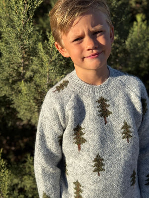 Me & Henry Woody Sweater in Forest