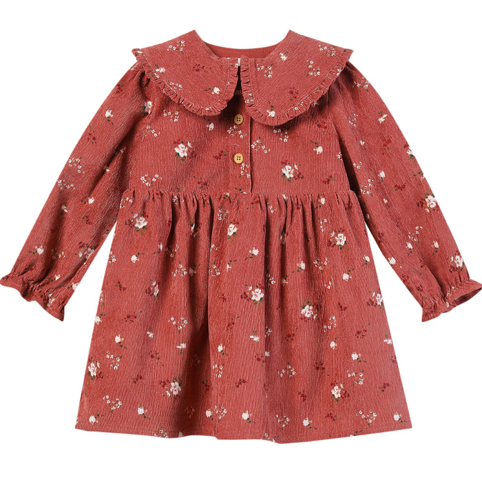 Vignette Sylvie Dress in Cranberry Floral