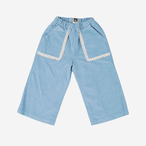 Petite Hailey Rowyn Pant in Blue