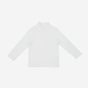 Petite Hailey Ollie Turtleneck Top in White