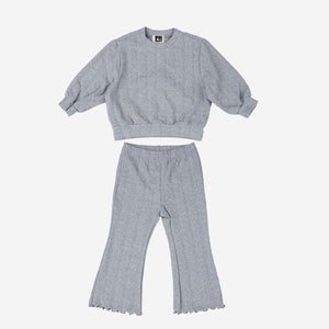 Petite Hailey Nola Heart Set in Gray