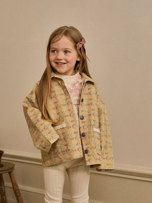 Petite Hailey Stormi Jacket in Goldenrod Flower