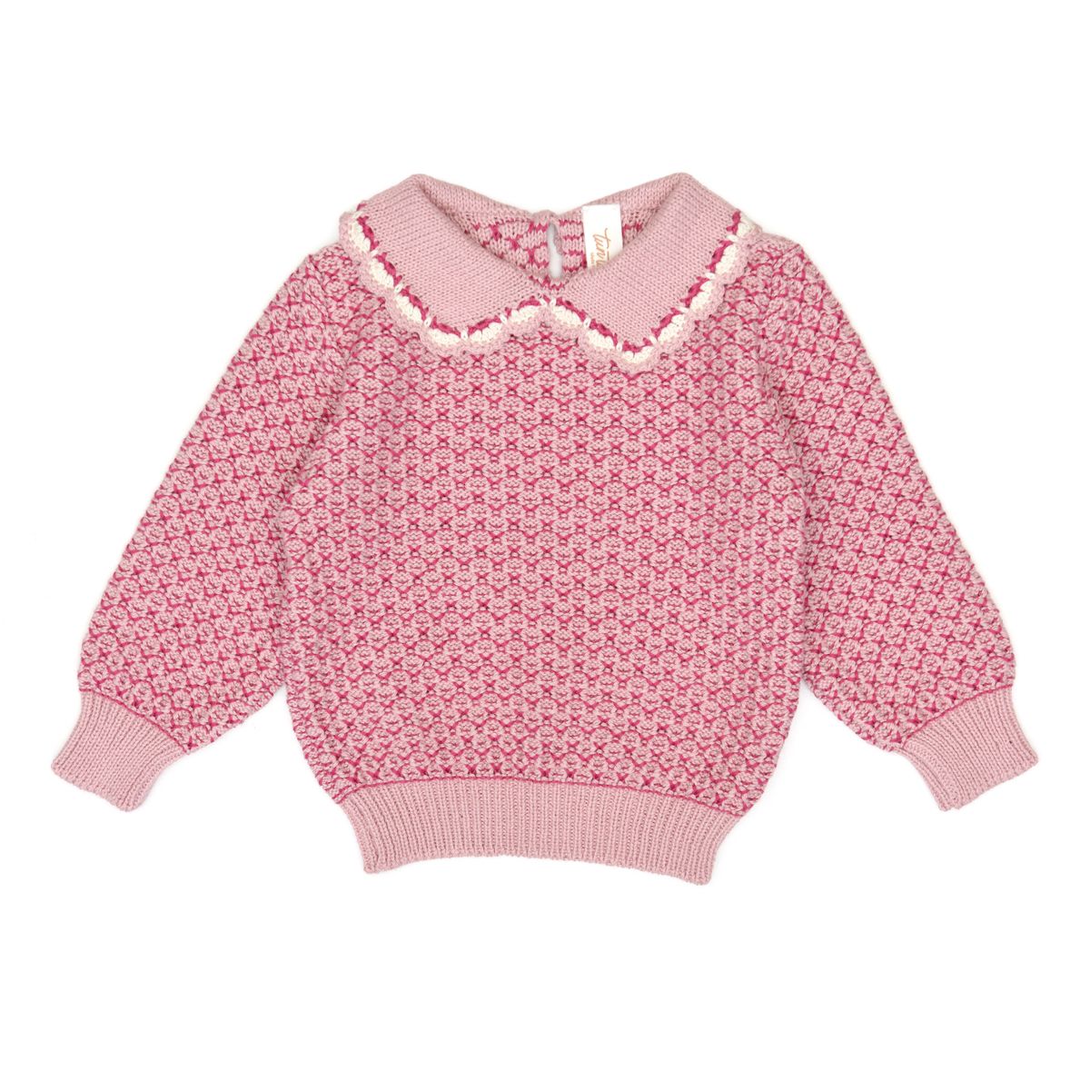 Tun Tun Sophie Sweater in Rose Quartz