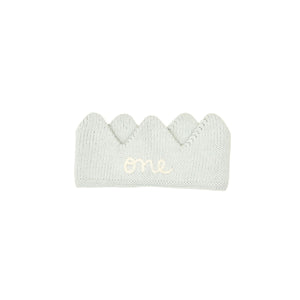 Tun Tun One Year Knit Crown in Light Blue