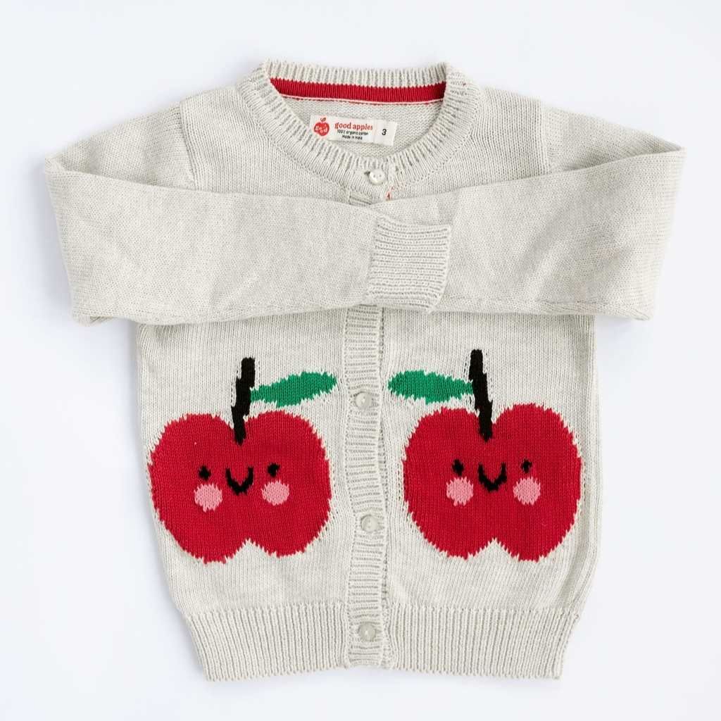 Good Apples Cardigan in Happy Apples