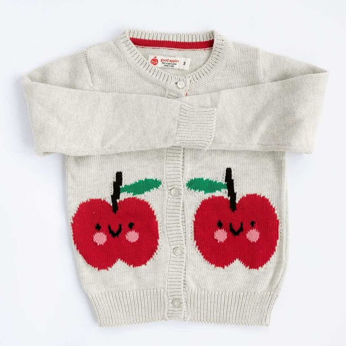 Good Apples Cardigan in Happy Apples