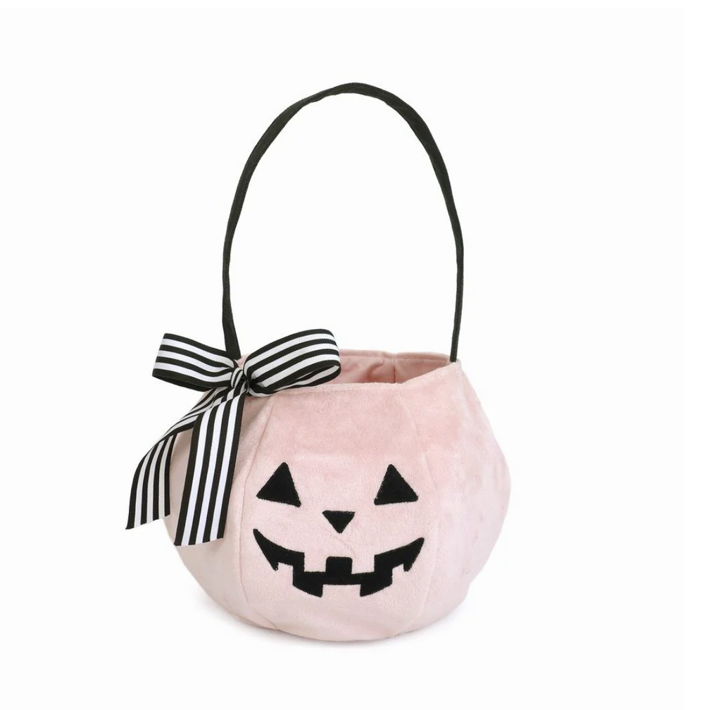 Mon Ami Pumpkin Halloween Bag in Pink