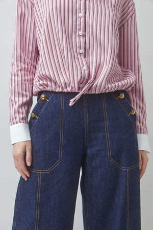 Suncoo Paris Lake Striped Shirt