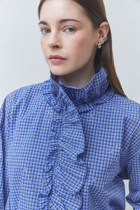 Suncoo Paris Lyes Victorian Style Shirt with Rhinestones
