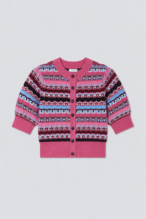 Suncoo Paris Gemoni Fancy Striped Cardigan