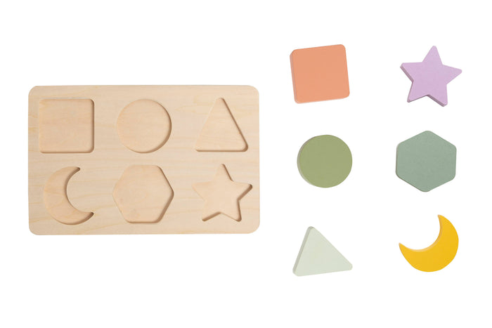 Pearhead Wooden Shapes Puzzle