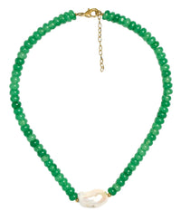 Lisi Lerch Susie Quartz Beaded Necklace with Freshwater Pearl
