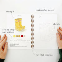 emily lex studio  Garden Watercolor Workbook