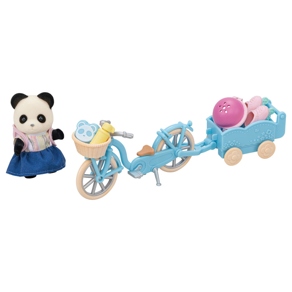 Calico Critters Panda Girl Cycle & Skate Set