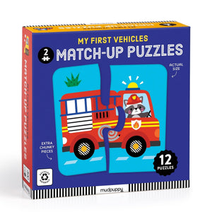 Chronicle Books My First Vehicles 2 Piece Match-up Puzzles