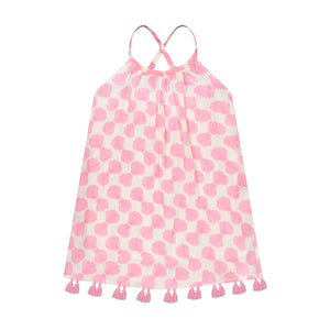 Mer St Barth Mini Chantal Sundress Shell Beach Pink