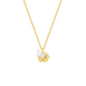 Estella Bartlett Blossom Pendant in Gold/Silver