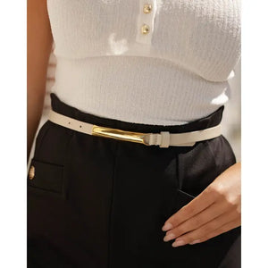 Amsterdam Heritage Irene belt in Creme and Gold