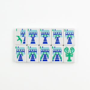 My Fair Mahjong The New England Series: Mahjong Set with Nautical Flair