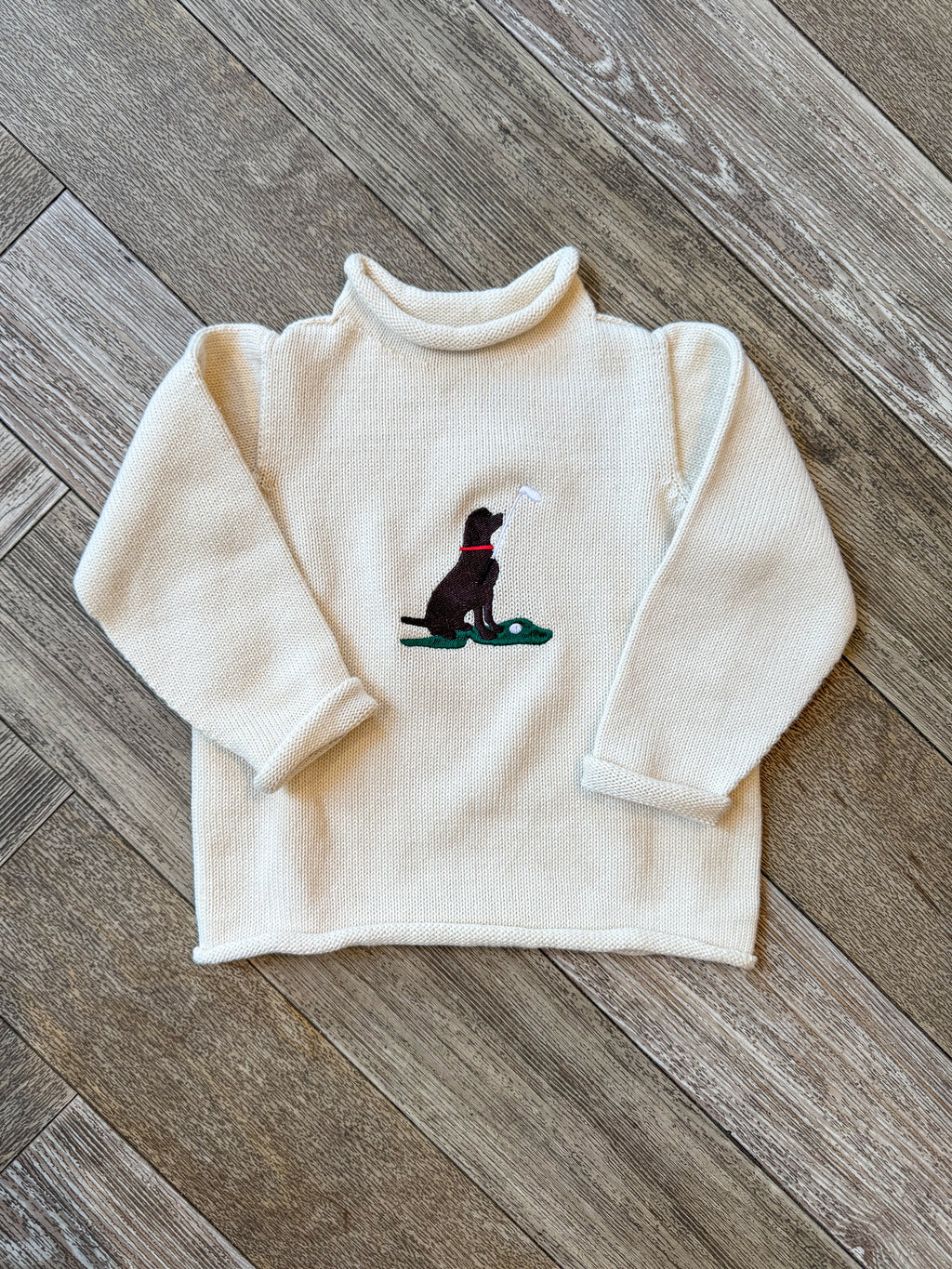 A Soft Idea Greenway Lab Roll Neck Sweater in Natural