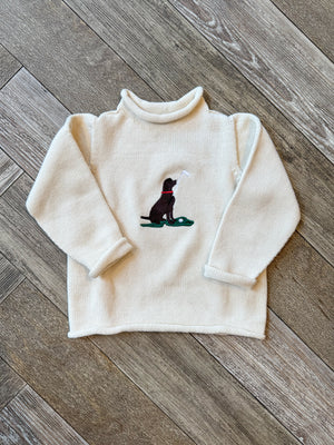 A Soft Idea Greenway Lab Roll Neck Sweater in Natural