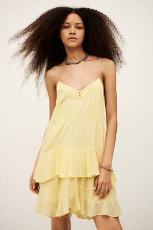 ba&sh Bilona Dress in Vanille