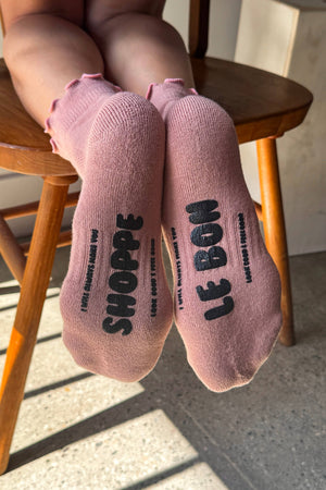 Le Bon Shoppe Ruffled Hugger Crew Socks - Multiple Colors!