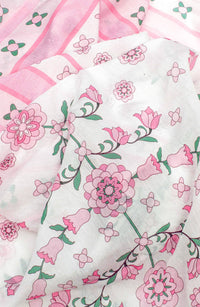 Jessie Zhao New York Beach Sarong Wrap in Pink Blossom