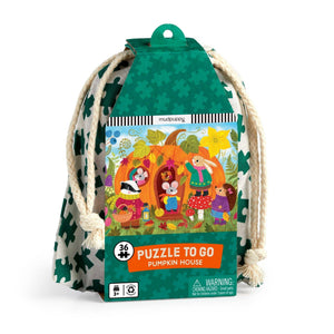 Chronicle Books Pumpkin House 36 - Piece Puzzle to Go