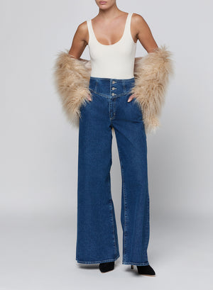 SABINE FAUX FUR STOLE SCARF