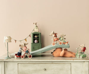 Maileg Abri a Tricycle Mouse - Multiple Colors!