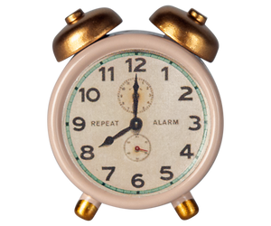 Maileg Mouse Alarm Clock in Powder