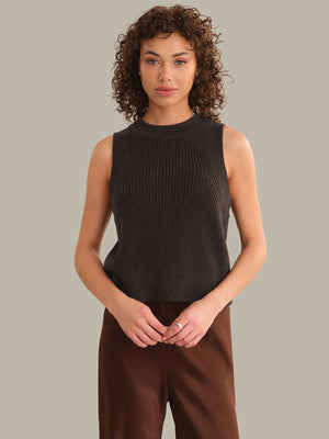 525 America Demi High Neck Crew Tank - Multiple Colors!