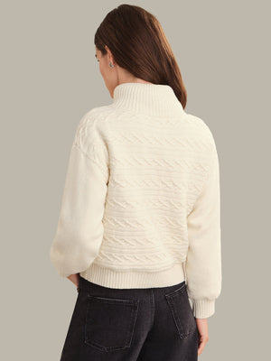 525 America Alpine Cozy Zip in Sea Salt