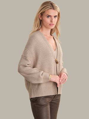 525 America Sola Cardigan in Toast Heather